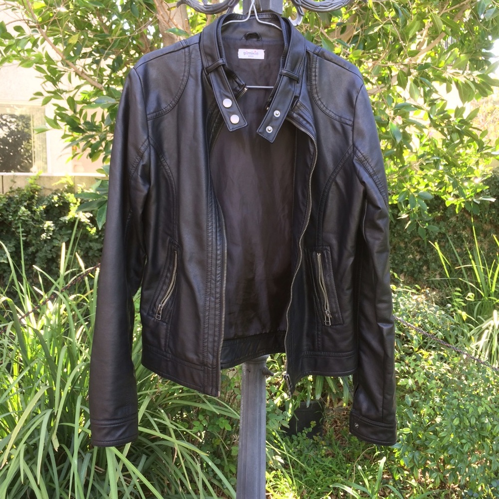 Faux Leather Jacket
