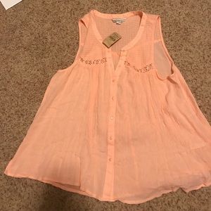Button up tank top from American Eagle