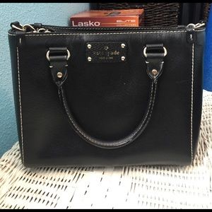 Black Quinn Satchel Kate Spade
