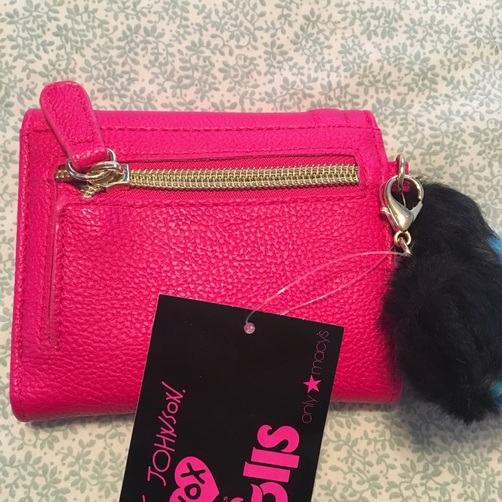 NWT Betsey Johnson Trolls xox French Wallet - Picture 3 of 7