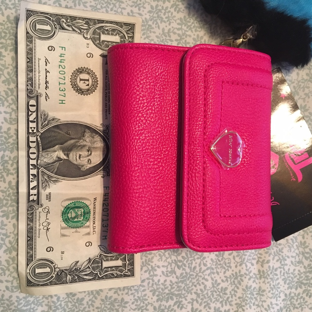 NWT Betsey Johnson Trolls xox French Wallet - Picture 5 of 7