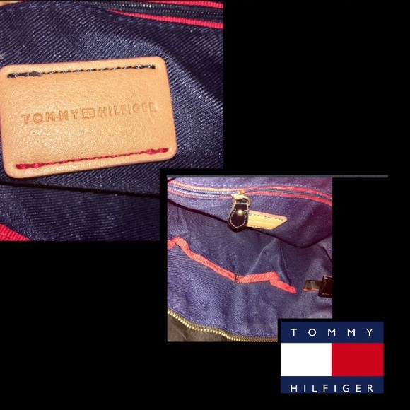 TOMMY HILIFIGER BLACK CHAIN TOTE - Picture 8 of 9