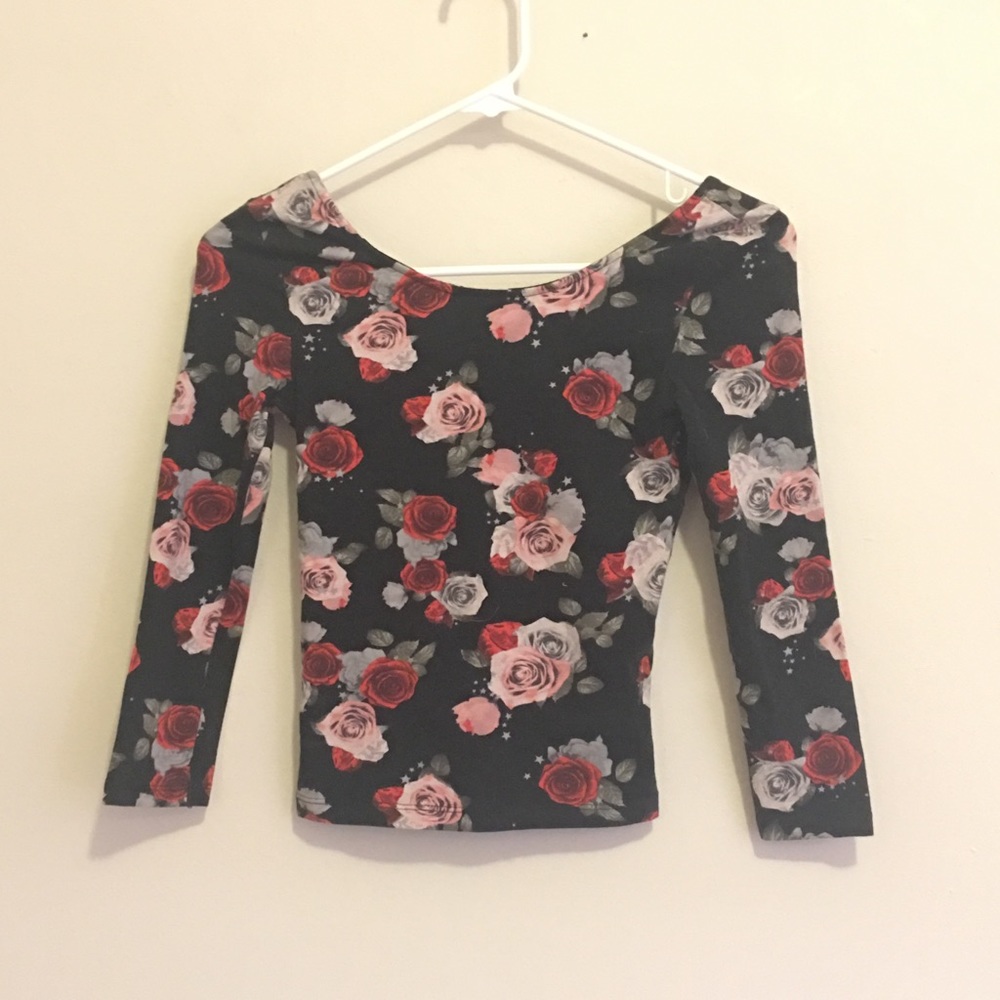 H&M Floral Crop Top