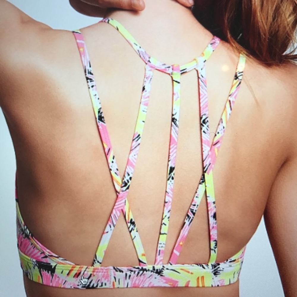 VS Strappy Sports Bra (purpley/ pinky color)