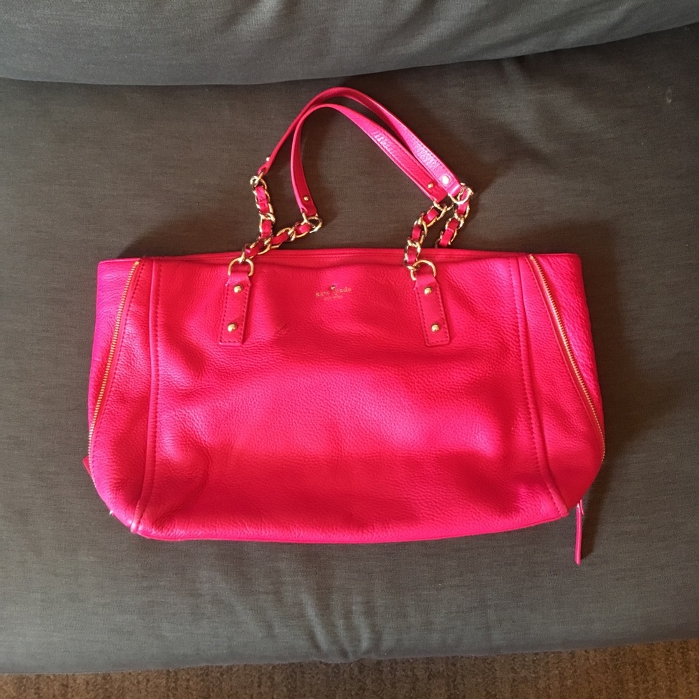 Hot pink Kate Spade bag