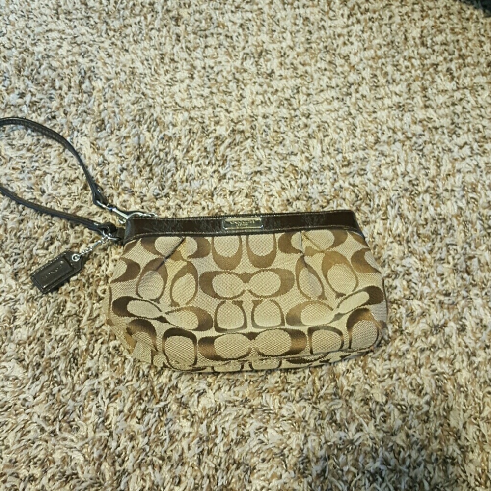 Authentic Coach Wristlet