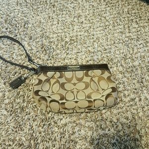 Authentic Coach Wristlet