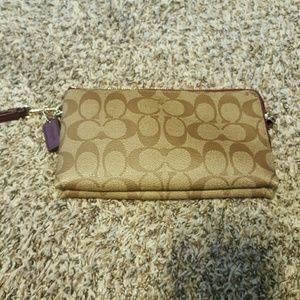 Authentic Coach Wristlet