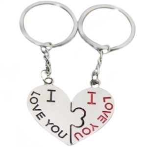 Silver Lover's ❤️ Key Chains