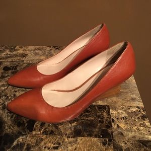 Franco Sarto wedges caramel color