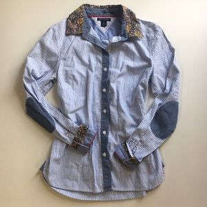 Tommy Hilfiger Button down Blouse with Paisley