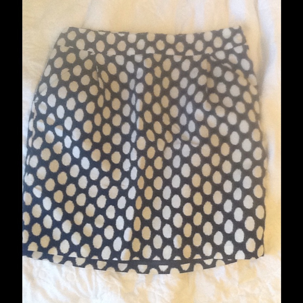 Polka dot mini skirt