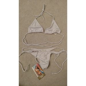 NWT Triangle & Thong Bikini