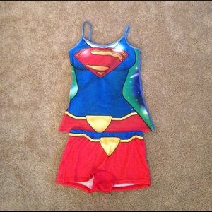 Superman fitted pajama set