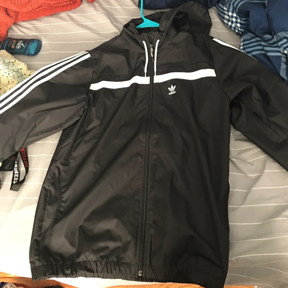 Addidas full zip wind breaker
