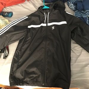 Addidas full zip wind breaker