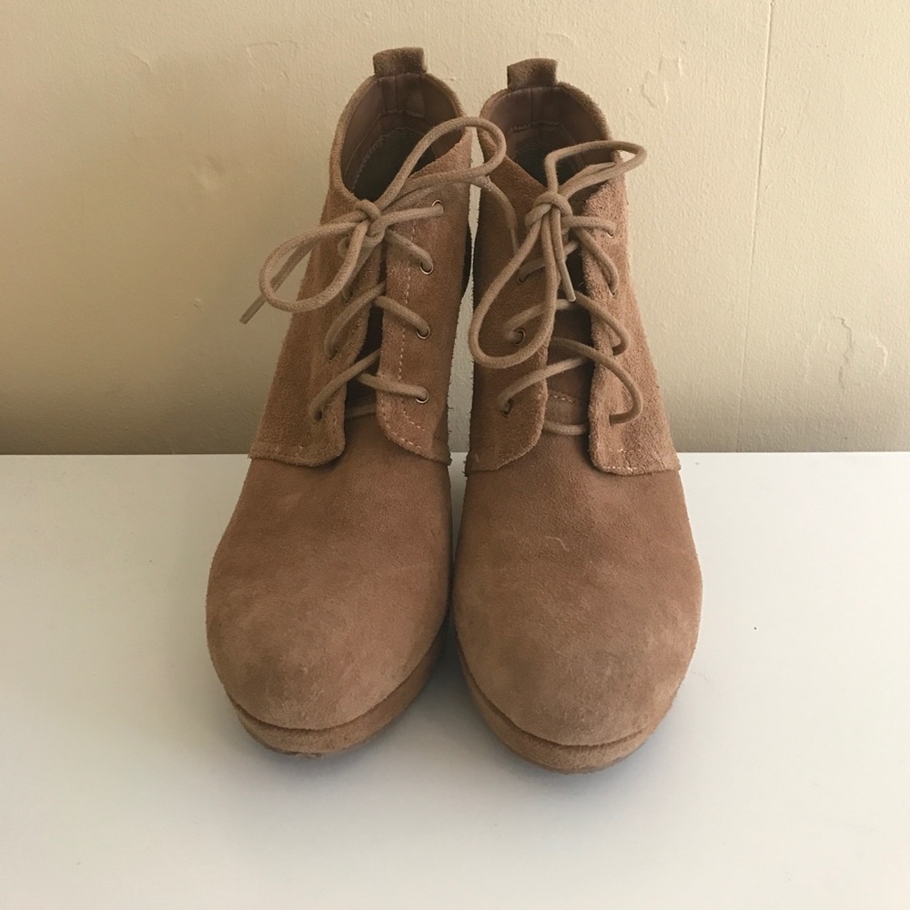 Jessica Simpson Suede Wedge Booties