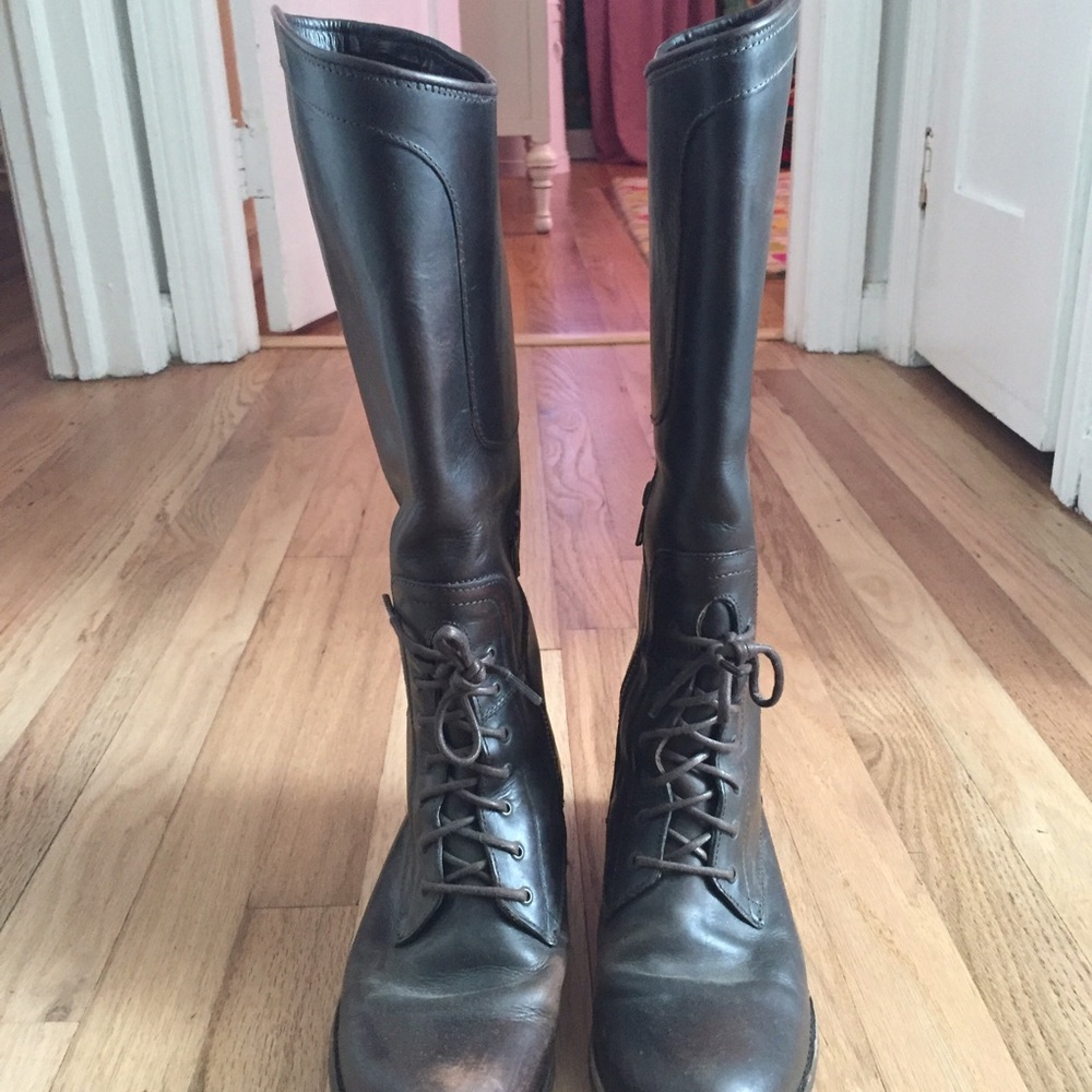 Frye Melissa Riding Lace size 9 B