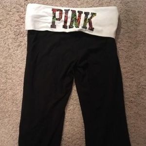 PINK yoga crop