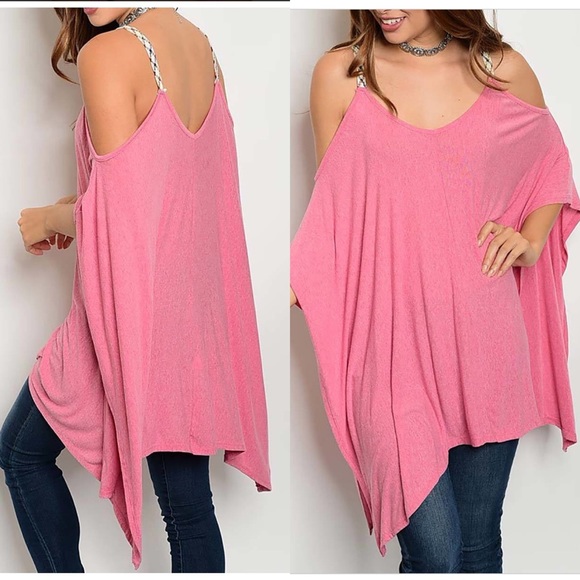 Tops - Small Pink Loose Fit Top
