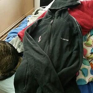 Columbia fleece jacket with hood