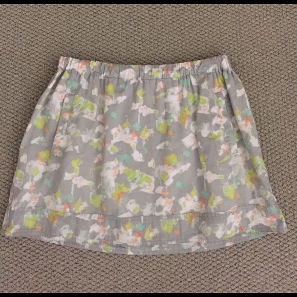 J. Crew Factory Dresses & Skirts - J. Crew Printed Pocket Gauze Skirt