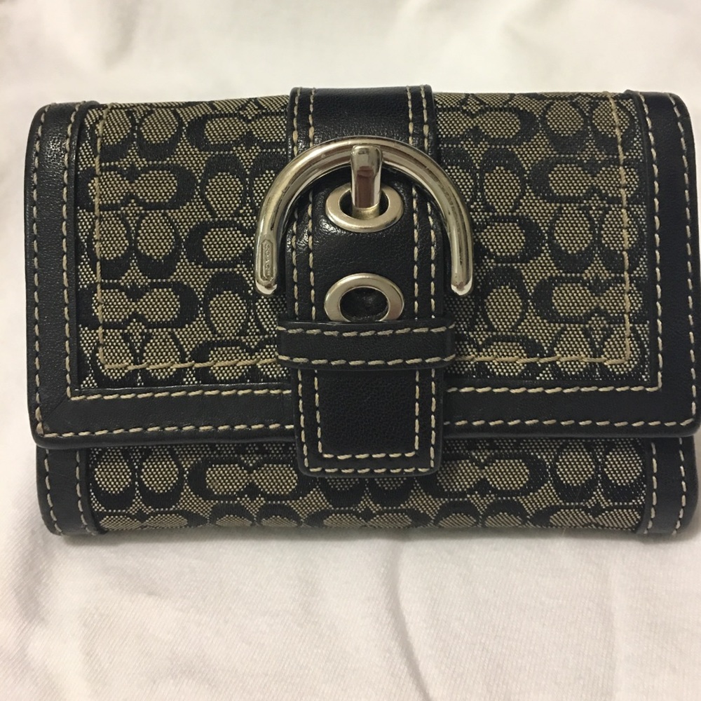 Small Coach Folding Wallet