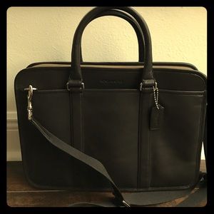 Coach Leather Commuter Bag