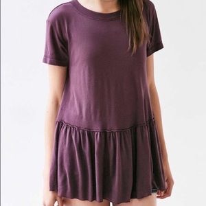 Super soft peplum shirt