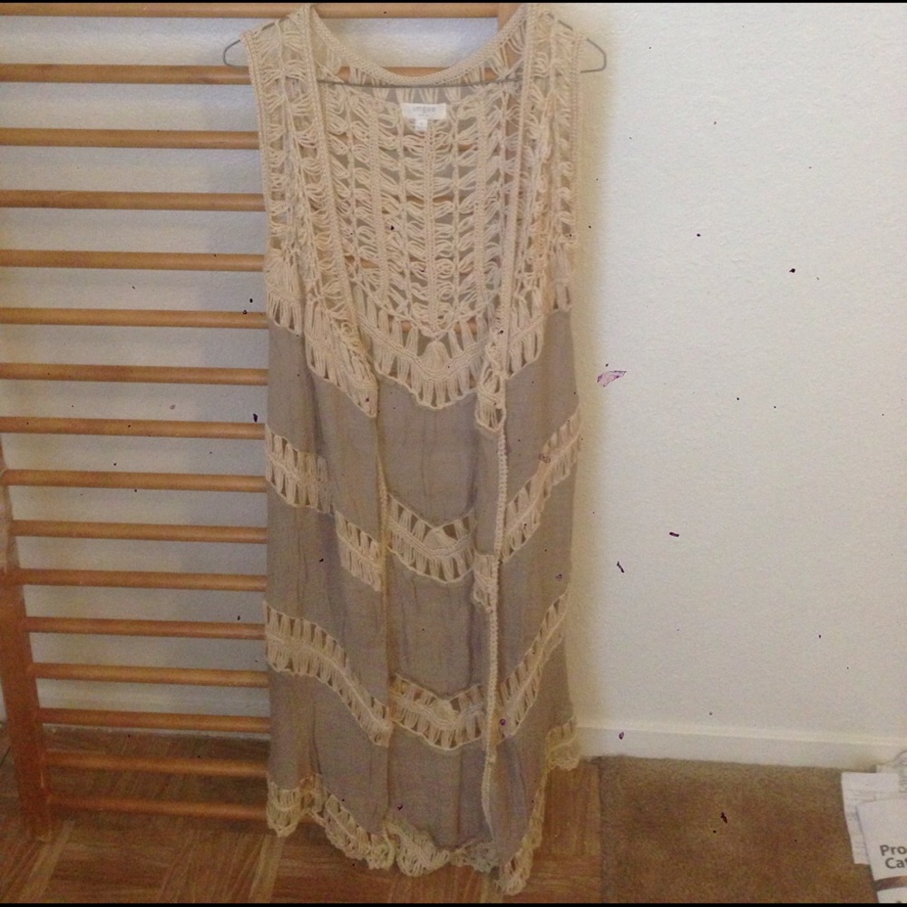 Knit Open Duster Vest. Adorable!