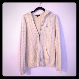 Vintage Ralph Lauren Hooded Zip Sweater