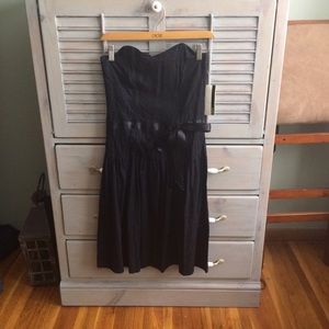 Closet London Black Eyelet Occasion Dress US 6