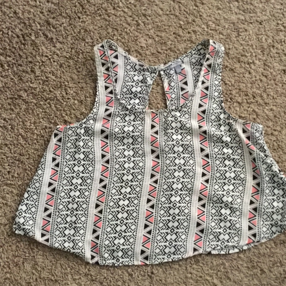 Aztec crop top