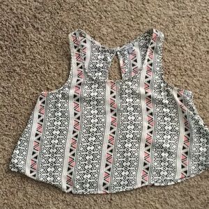 Aztec crop top