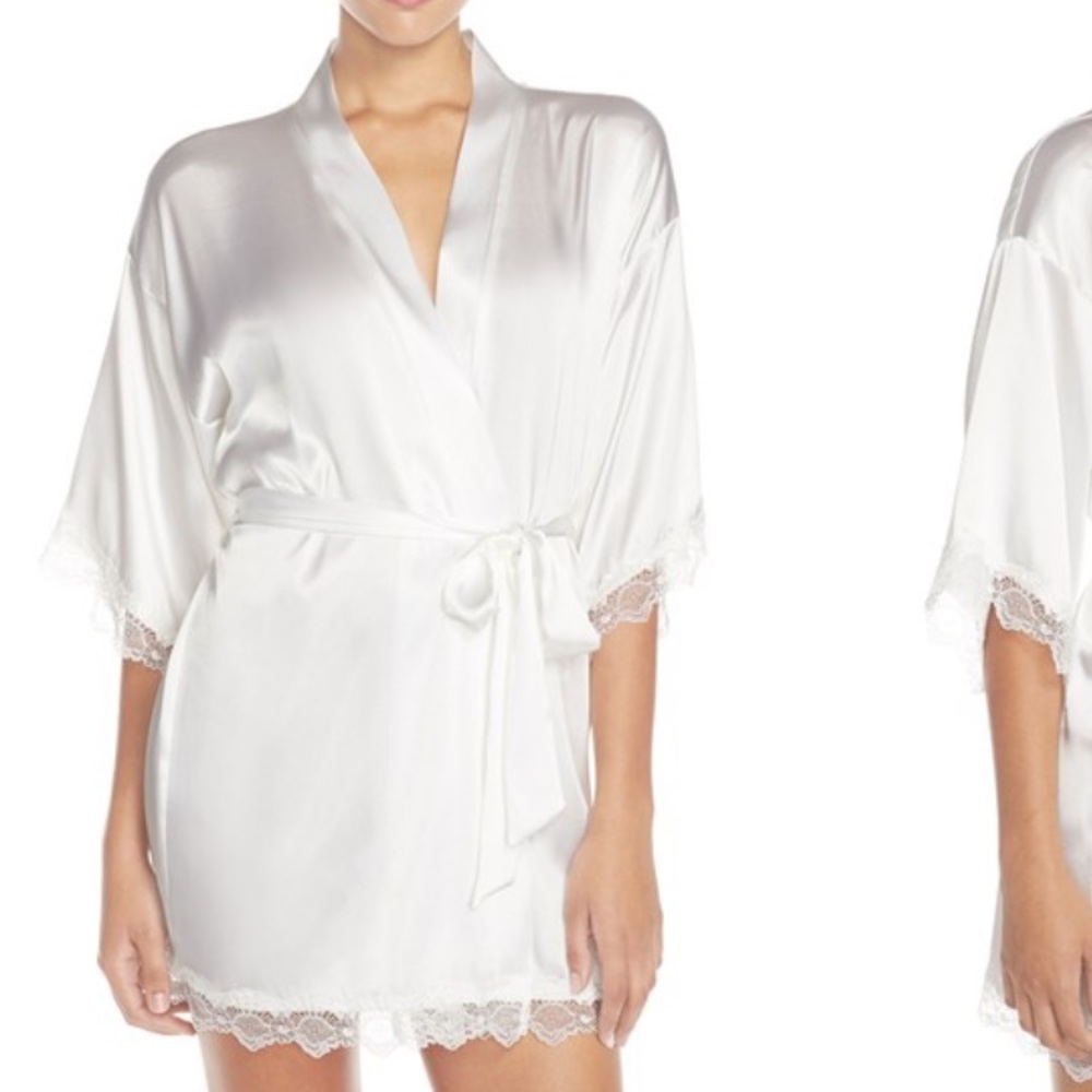 Bride white robe