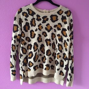 H&M Cheetah Sweater