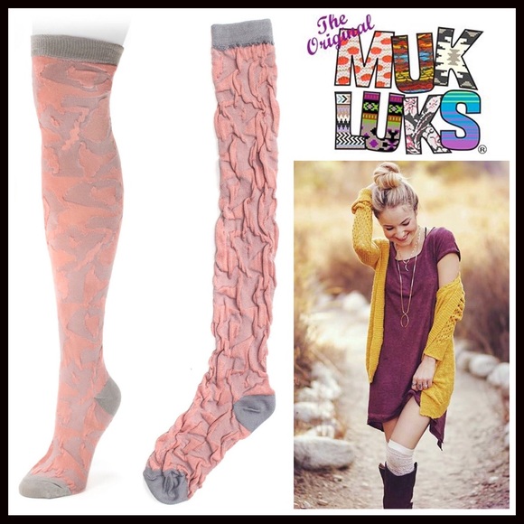 Muk Luks Accessories - MUK LUKS BOOT SOCKS Over The Knee