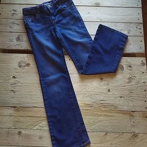 Girls Crazy8 Bootcut Blue Jeans Sz 8