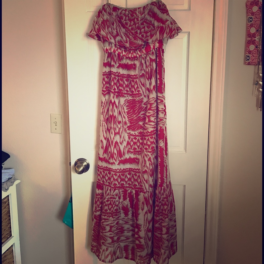 New versatile BCBG layered maxi dress
