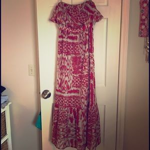 New versatile BCBG layered maxi dress