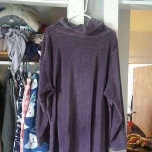 J jill crushed velour dress/tunic 3x