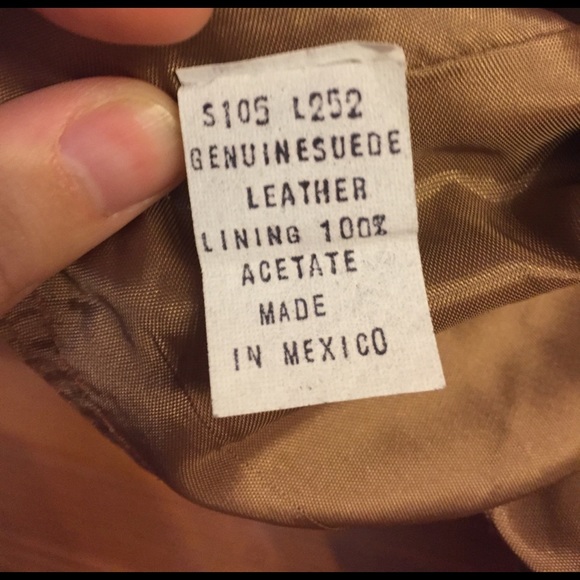 Tan suede vest - Picture 3 of 3