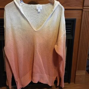 New York & Co. Ombré Beach Hoodie size XL