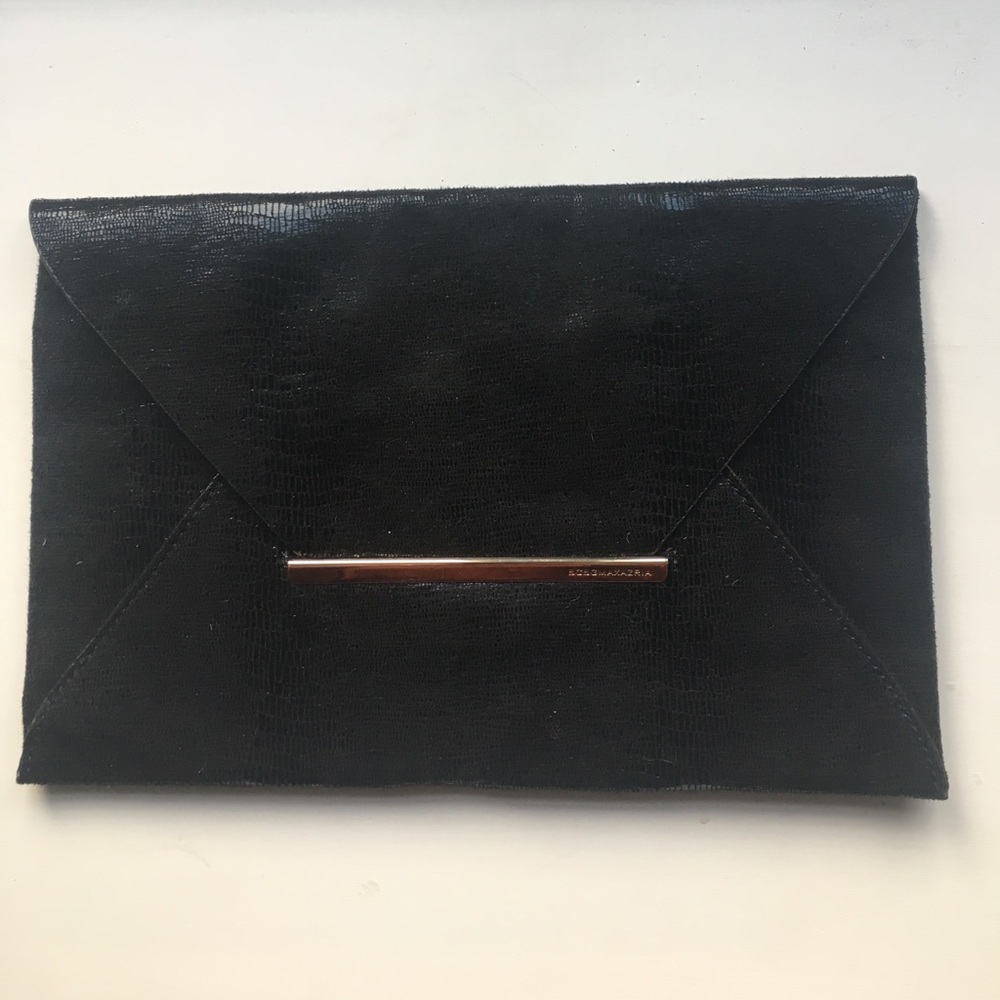 BCBG MaxAzria clutch fitted with credit card slots