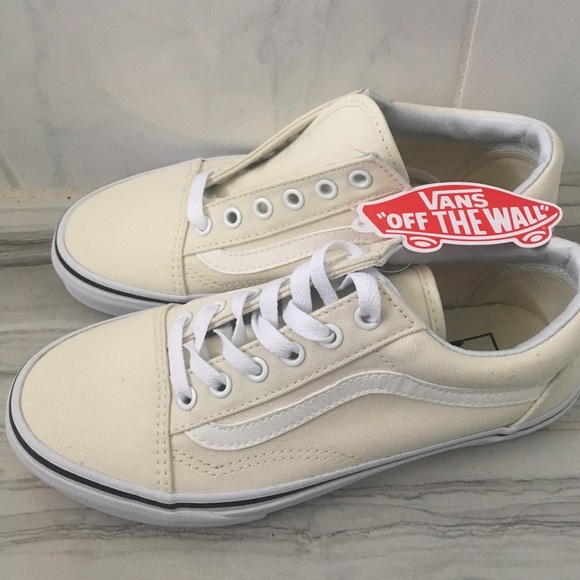 vans canvas old skool classic white