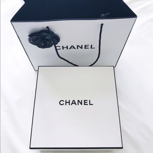 CHANEL Keepsake Gift Box, Bag & Sequin Camellia