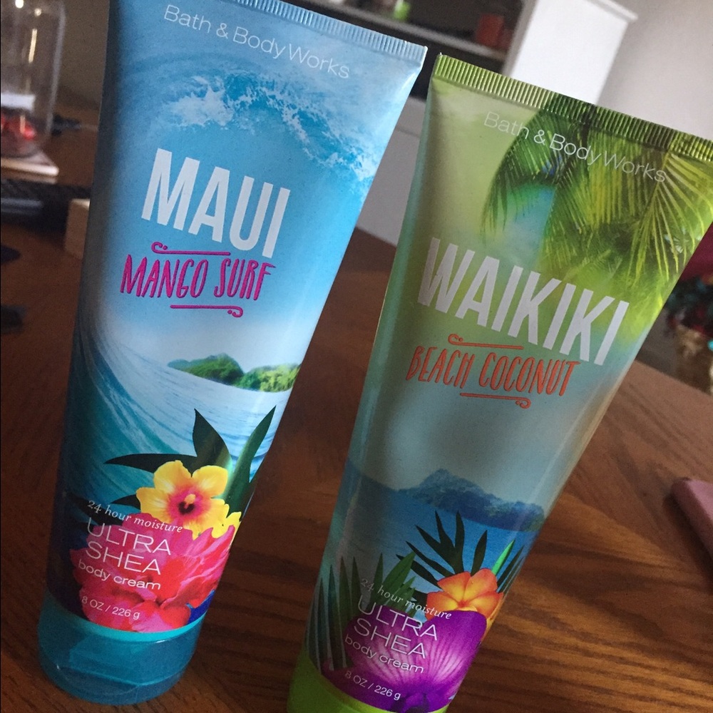 Bath and body works body creams!