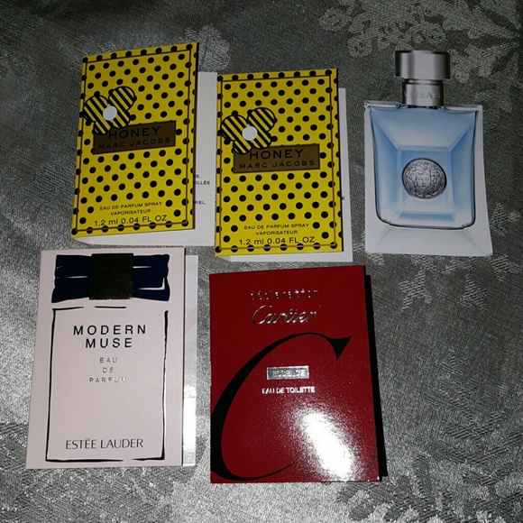 Perfume samples   FREE W/ any purchase of $20 or m - Picture 1 of 5