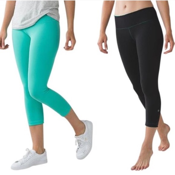 lululemon athletica Pants - Lululemon Reversible Wunder Under Crops