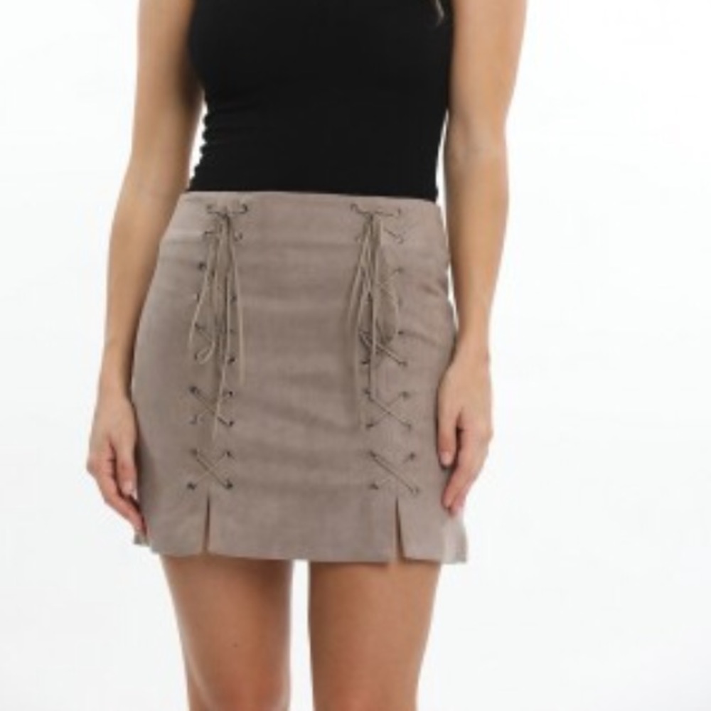 ISO Kittenish suede mini skirt in small!!!!